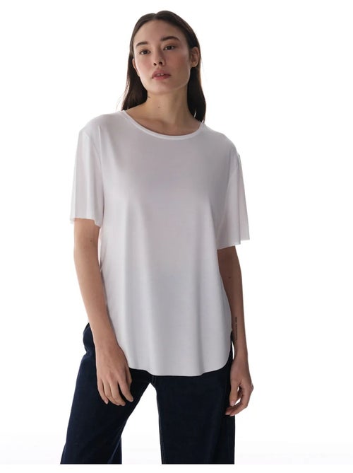 T-shirt oversize in modal con girocollo penti - Kiabi T-shirt oversize in modal con girocollo penti - Kiabi