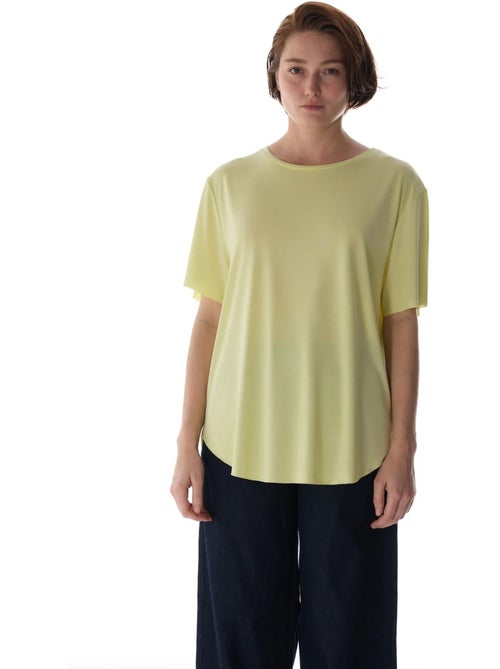 T-shirt oversize in modal con girocollo penti - Kiabi T-shirt oversize in modal con girocollo penti - Kiabi