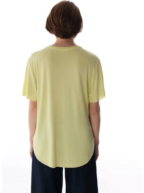 T-shirt oversize in modal con girocollo penti - Kiabi T-shirt oversize in modal con girocollo penti - Kiabi