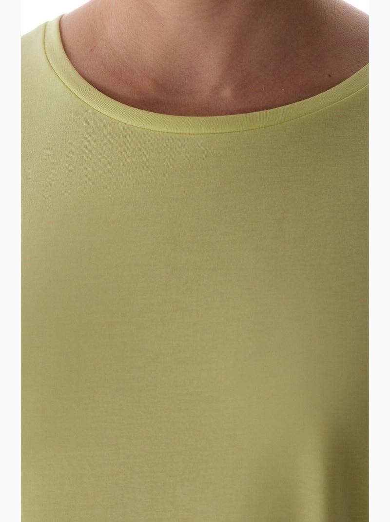 T-shirt oversize in modal con girocollo penti Giallo limone - Kiabi