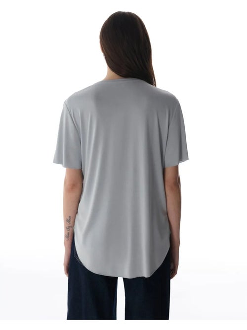 T-shirt oversize in modal con girocollo penti - Kiabi T-shirt oversize in modal con girocollo penti - Kiabi