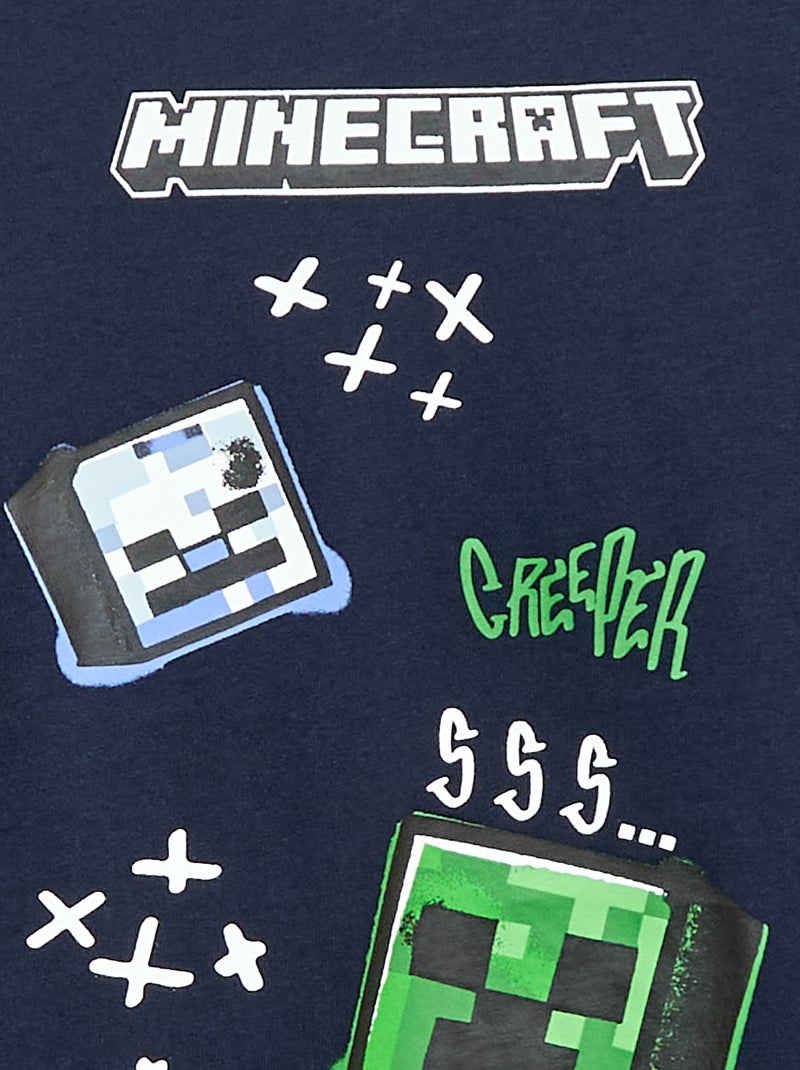 T-shirt oversize 'Minecraft' Blu - Kiabi