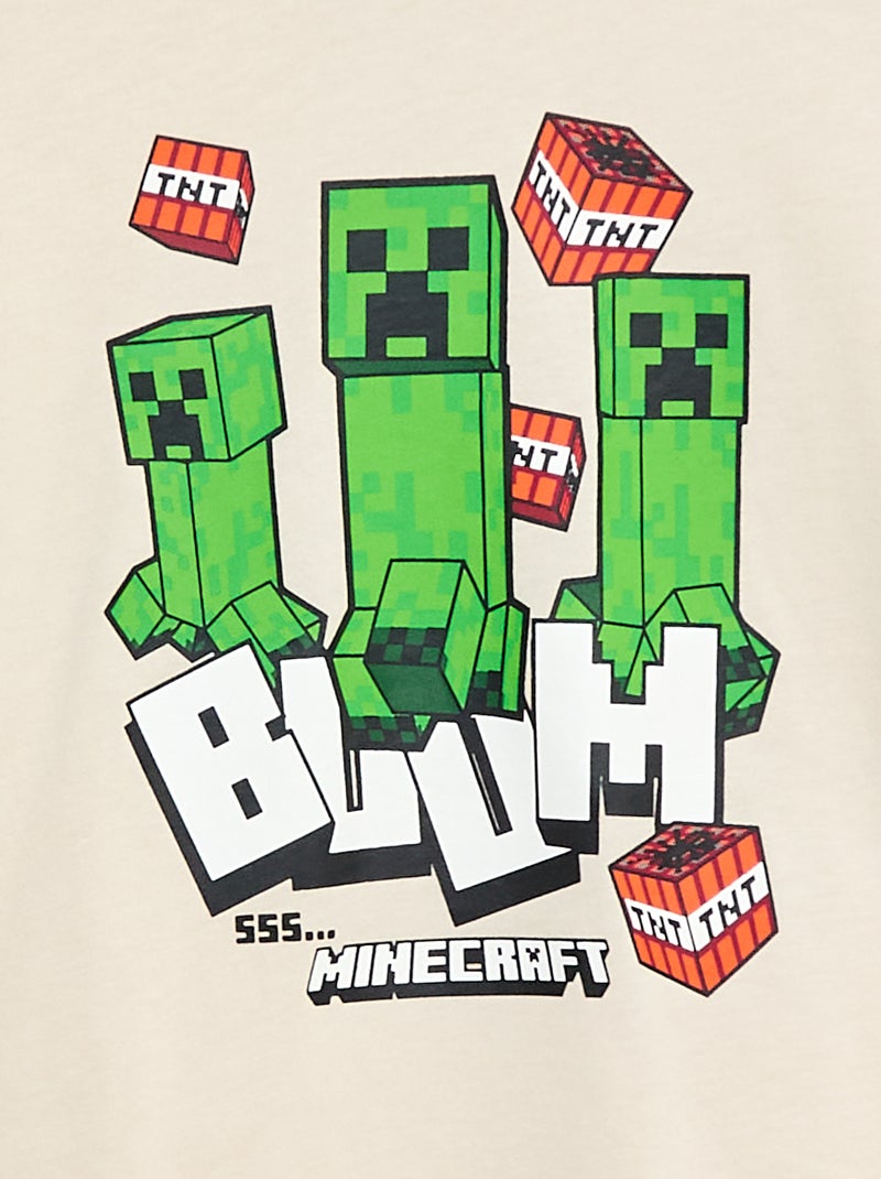 T-shirt oversize 'Minecraft' Grigio - Kiabi
