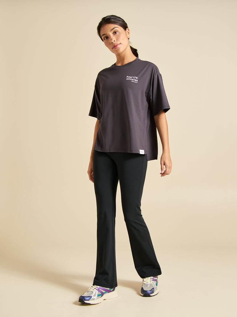 T-shirt oversize multi-sport - (ekstract) Nero - Kiabi