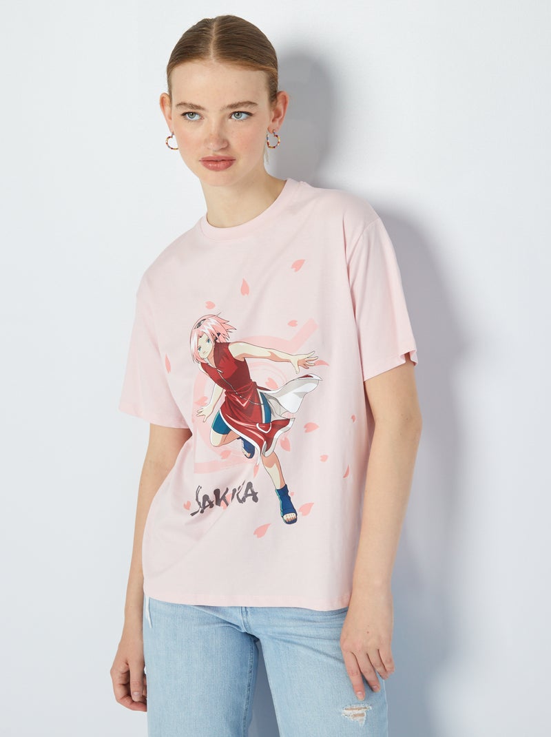 T-shirt oversize 'Naruto' ROSA - Kiabi