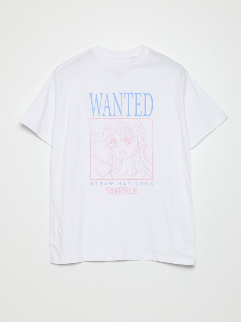 T-shirt oversize 'One Piece' BIANCO - Kiabi