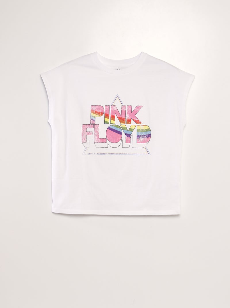 T-shirt oversize 'Pink Floyd' bianco - Kiabi