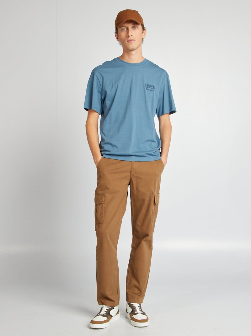 T-shirt oversize 'Produkt' BLU - Kiabi