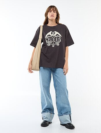 T-shirt oversize 'Queen'