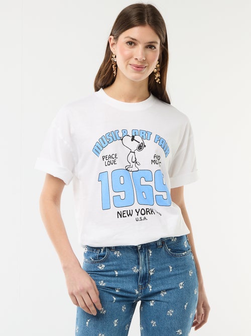 T-shirt oversize 'Snoopy' - Kiabi