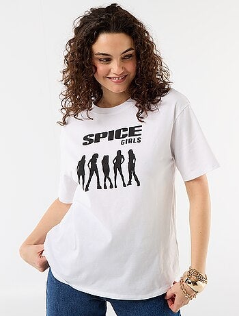 T-shirt oversize Spice Girls a maniche corte