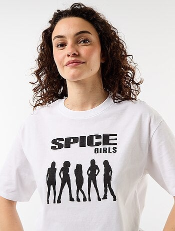 T-shirt oversize Spice Girls a maniche corte