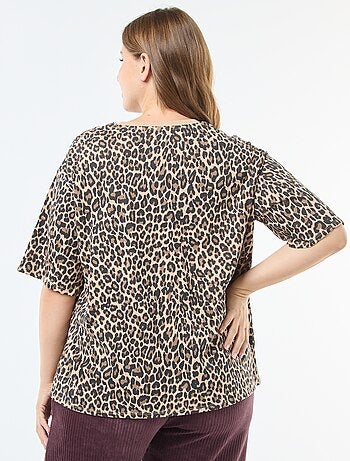 T-shirt oversize stampata