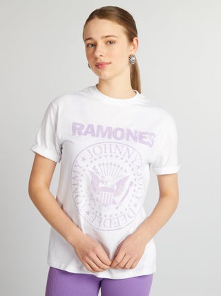 T-shirt oversize stampata