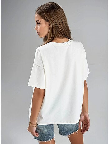 T-shirt oversize stampata hiccup