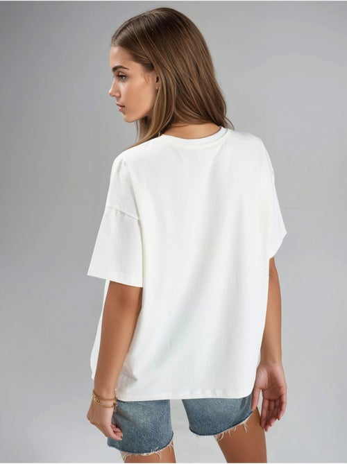 T-shirt oversize stampata hiccup - Kiabi T-shirt oversize stampata hiccup - Kiabi
