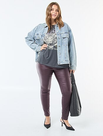 T-shirt oversize stampata