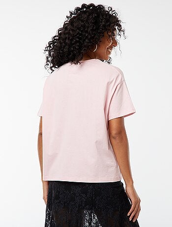 T-shirt oversize stampata