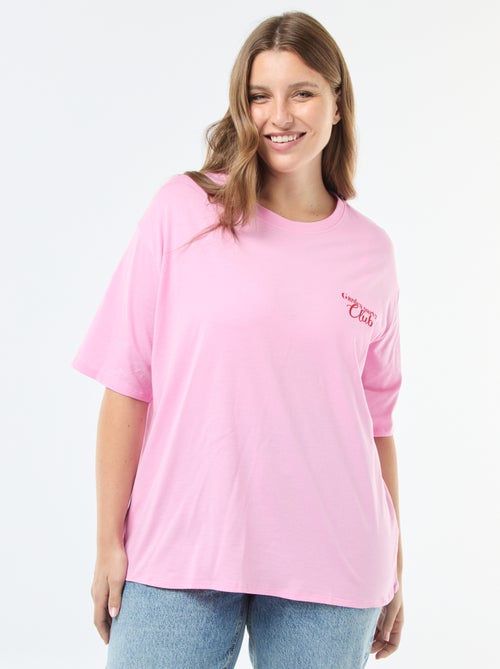 T-shirt oversize stampata - Kiabi