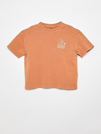 T-shirt oversize stampato