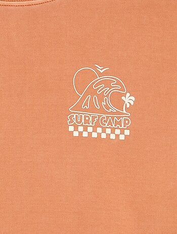 T-shirt oversize stampato