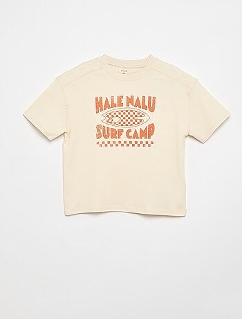 T-shirt oversize stampato