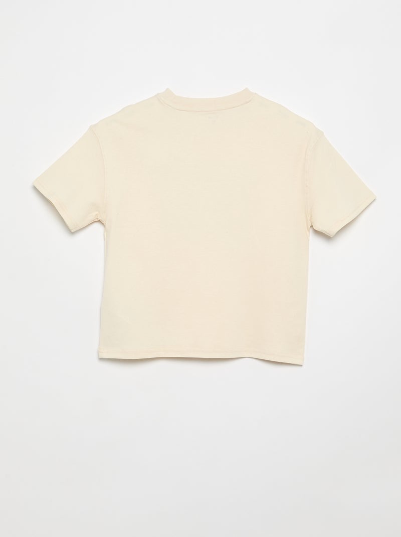T-shirt oversize stampato Bianco - Kiabi