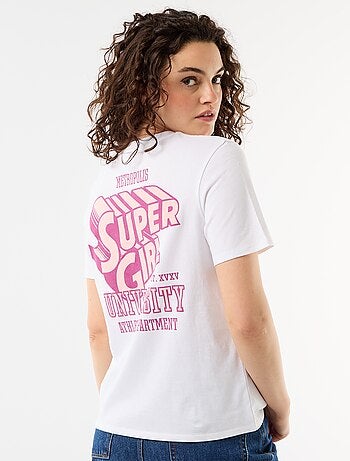 T-shirt oversize 'Supergirl' 'DC Comics' a maniche corte