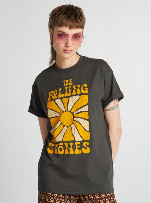 T-shirt oversize 'The Rolling Stones' - Kiabi