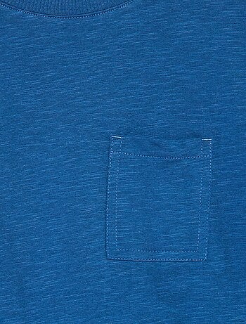 T-shirt oversize tinta unita con tasca