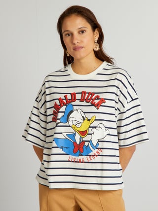 T-shirt 'Paperino' di 'Disney' in cotone