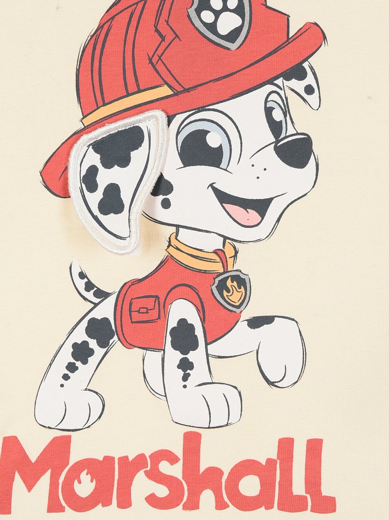 T-shirt 'Paw Patrol' a maniche corte Beige - Kiabi