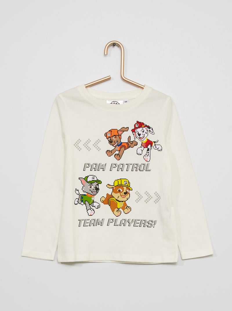 T-shirt 'Paw Patrol' Bianco - Kiabi