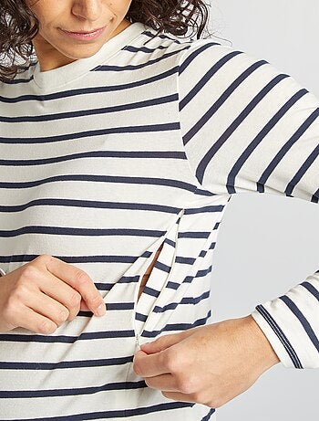 T-shirt per l'allattamento a maniche lunghe