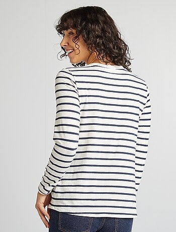 T-shirt per l'allattamento a maniche lunghe