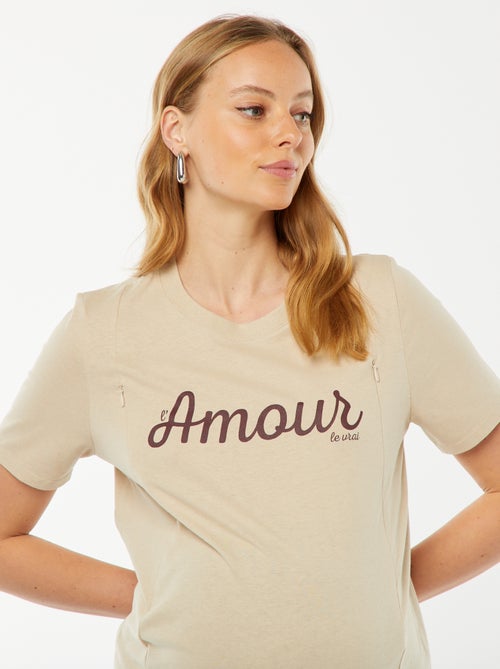T-shirt per l'allattamento - Kiabi