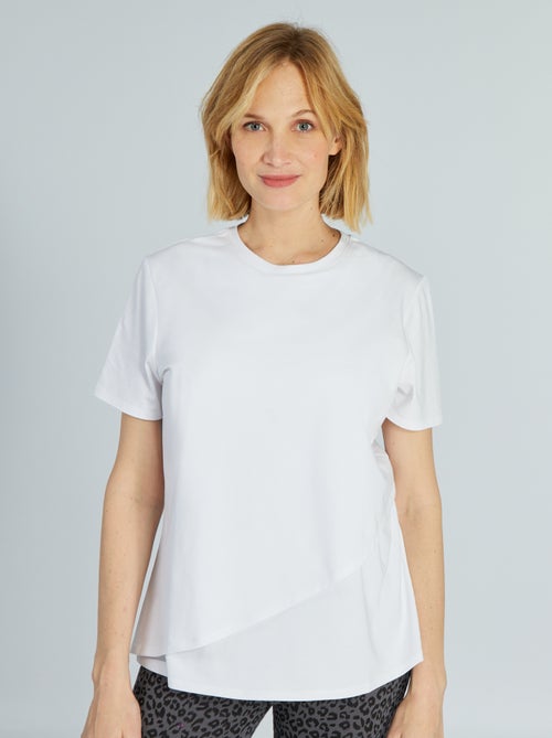 T-shirt per l'allattamento con apertura a portafoglio - Kiabi