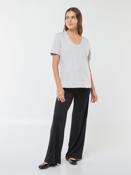 T-shirt per l'allattamento con scollo a V - Kiabi
