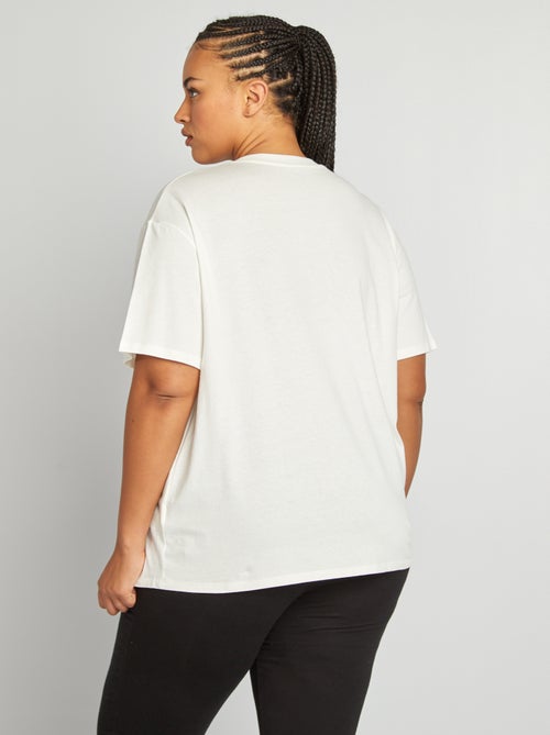 T-shirt per l'allattamento con scollo tondo - Kiabi