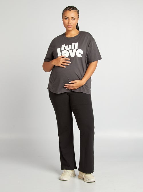 T-shirt per l'allattamento con scollo tondo - Kiabi