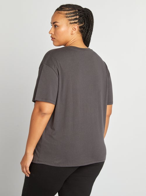 T-shirt per l'allattamento con scollo tondo - Kiabi