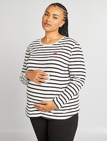 T-shirt per l'allattamento in jersey