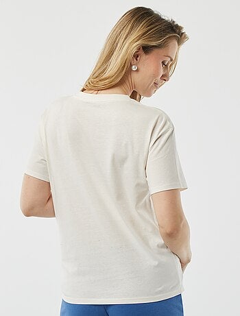 T-shirt per l'allattamento stampata