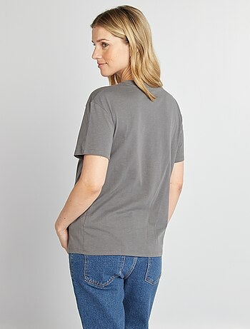 T-shirt per l'allattamento stampata