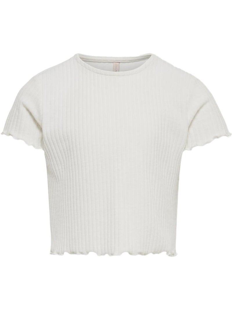 T-shirt per Ragazza Only Bianco - Kiabi