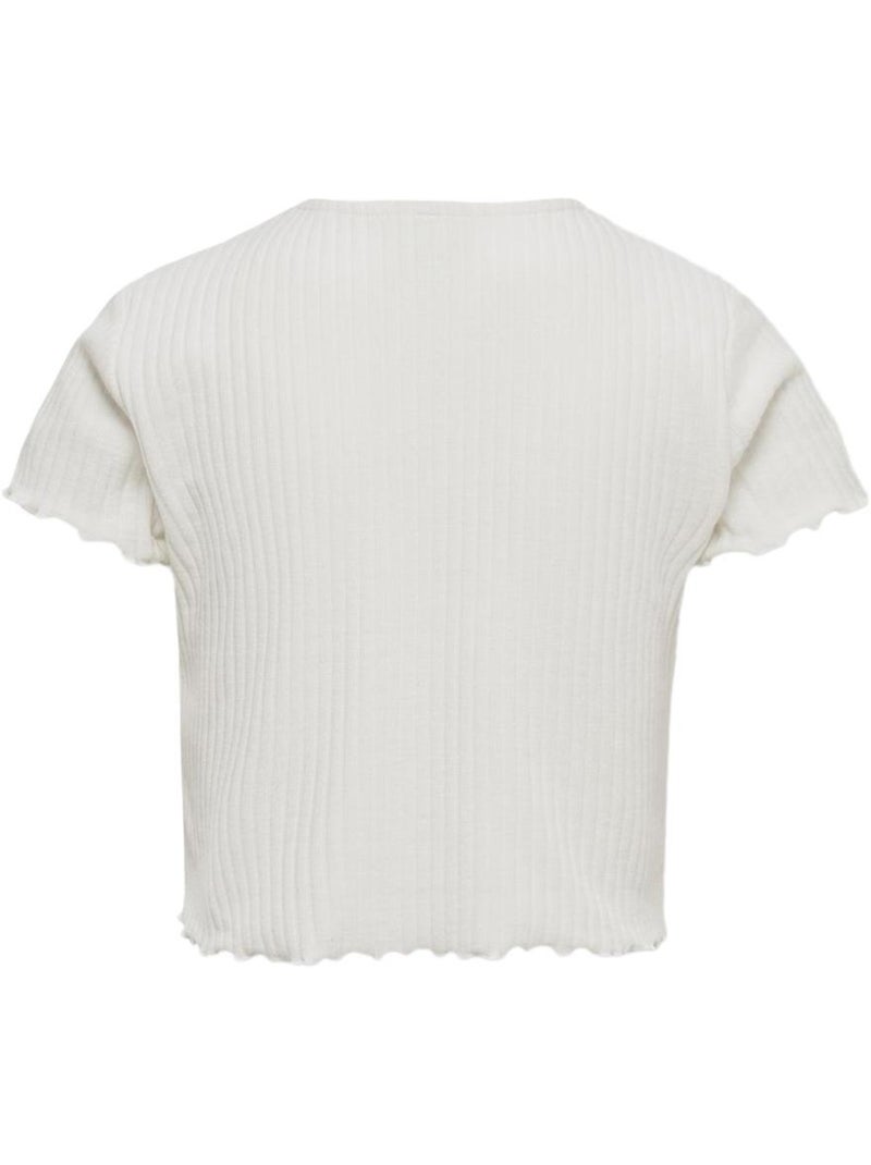 T-shirt per Ragazza Only Bianco - Kiabi