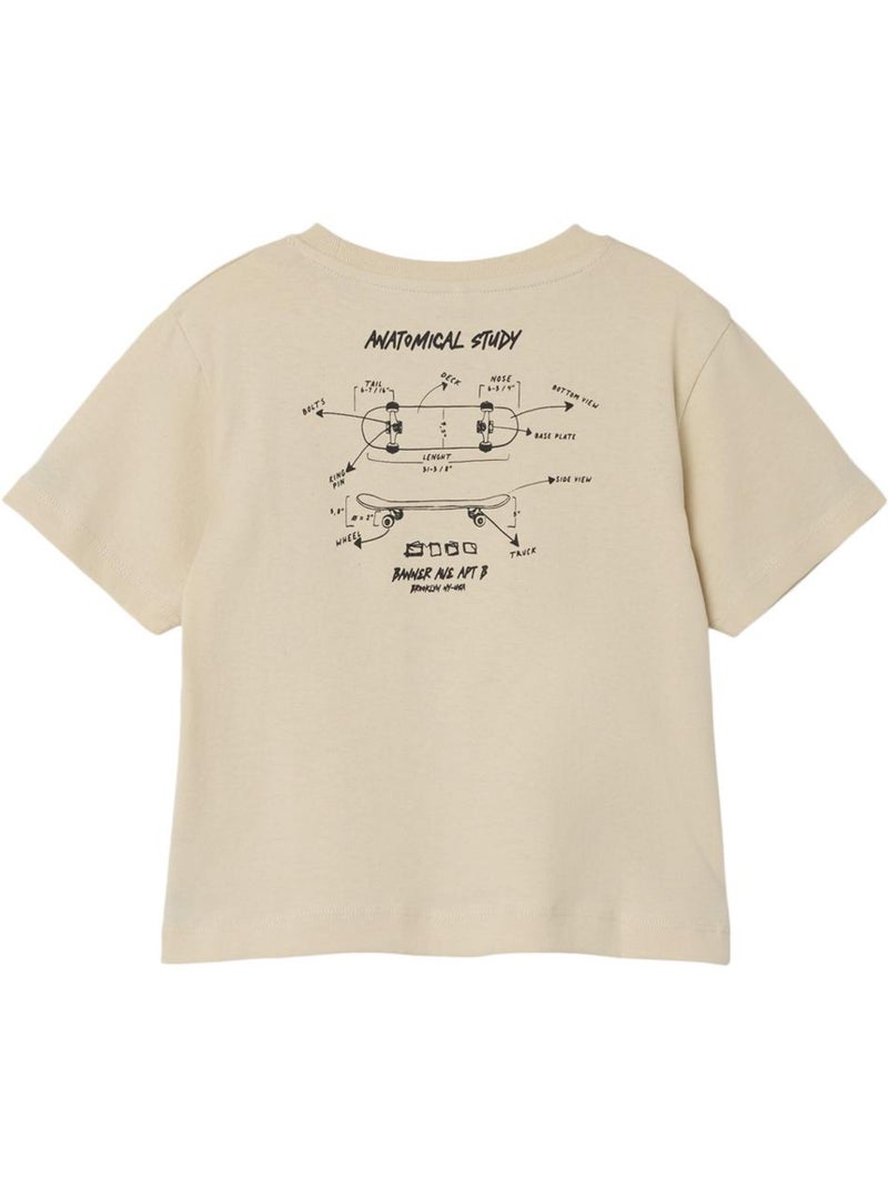 T-shirt per Ragazzo Name It Beige chiaro - Kiabi