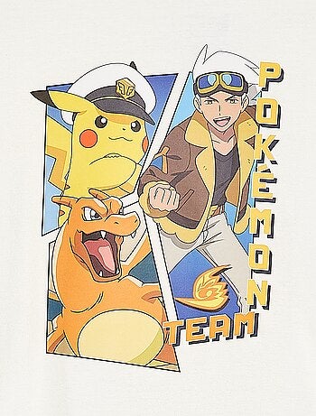 T-shirt 'Pikachu' 'Pokemon' maniche corte