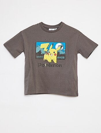 T-shirt 'Pikachu' 'Pokemon' maniche corte