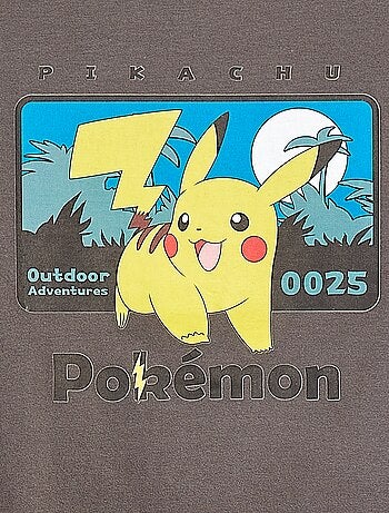 T-shirt 'Pikachu' 'Pokemon' maniche corte